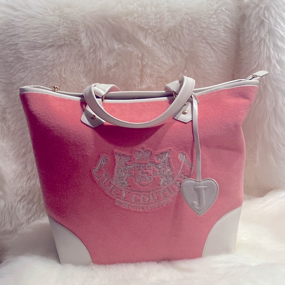 Juicy Couture Handbags - Juicy Couture Pink / Strawberry Ice Tote NWT Excellent Condition